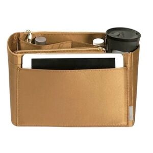 LUXE Silky Upgraded Satin Purse Organizer/Protector/Shaper Size: Slender Lrg